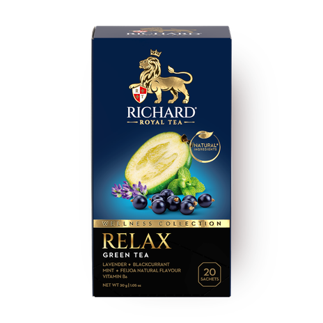Чай зелёный Relax Richard в пакетиках