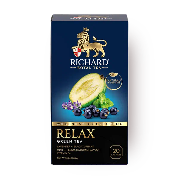 Чай зелёный Relax Richard в пакетиках