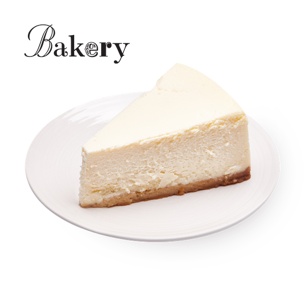 Bakery A slice of cheesecake