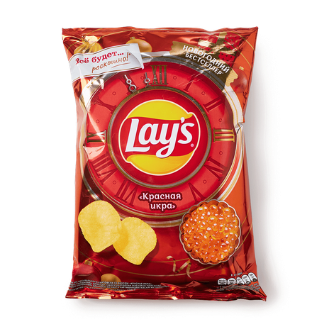 Чипсы Lay's красная икра