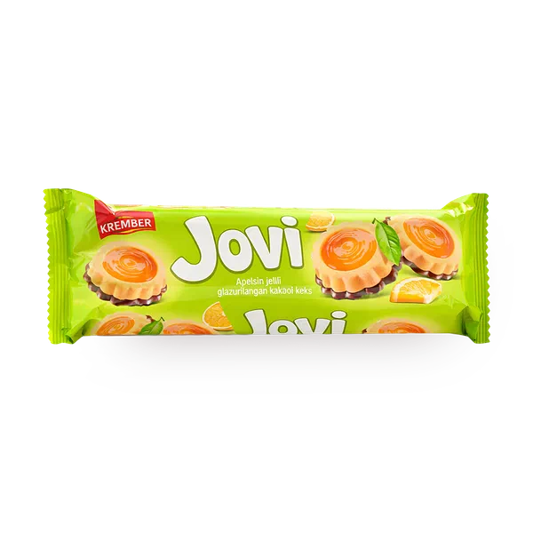 Кекс Jovi Krember с апельсиновым желе глазированный