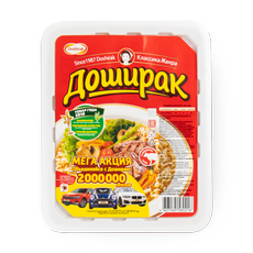 Лапша Доширак со вкусом говядины