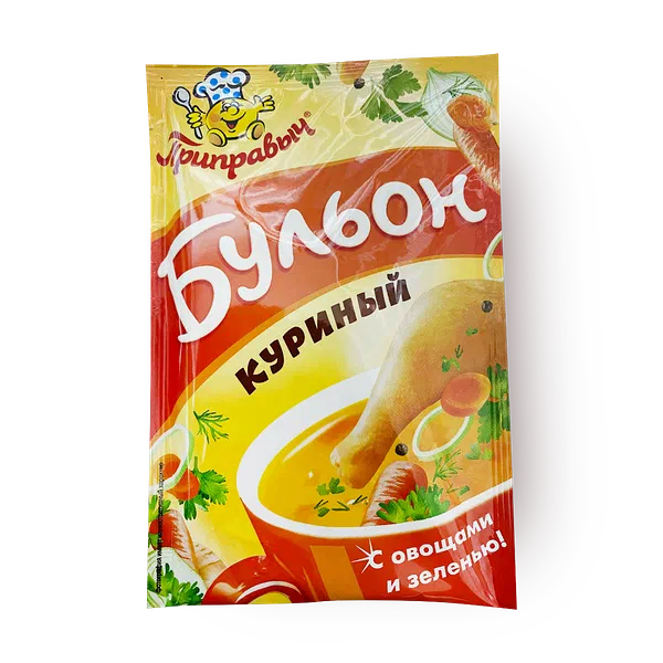 Бульон «Приправыч» куриный с овощами и зеленью