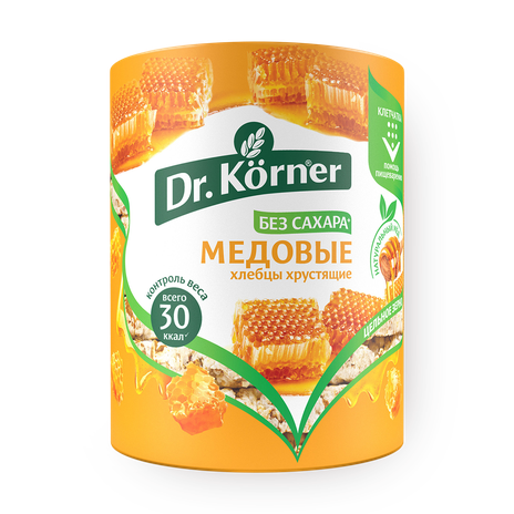 Хлебцы злаковые медовые Dr. Korner