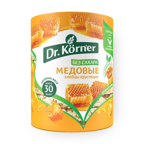 Хлебцы злаковые медовые Dr. Korner