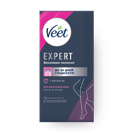 Восковые полоски Veet для нормальной кожи