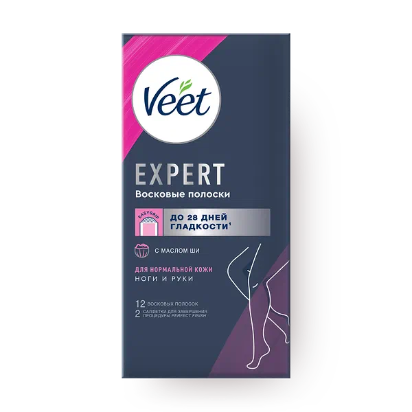Восковые полоски Veet для нормальной кожи