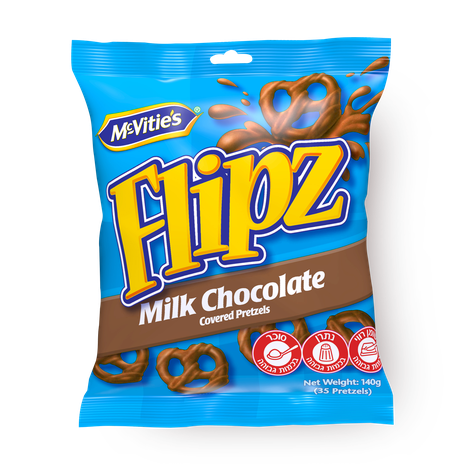 Flipz Milk chocolate covered pretzels