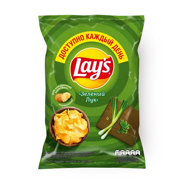 Чипсы Lay's зелёный лук