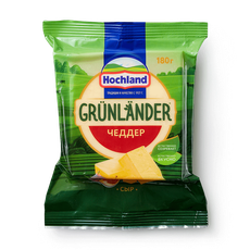 Сыр Чеддер Grunlander Hochland