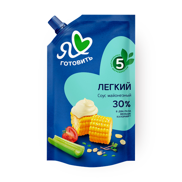 Соус майонезный Лёгкий «Я люблю готовить» 30%