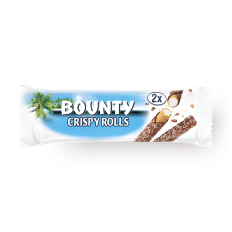 Вафли Crispy Rolls Bounty в шоколаде
