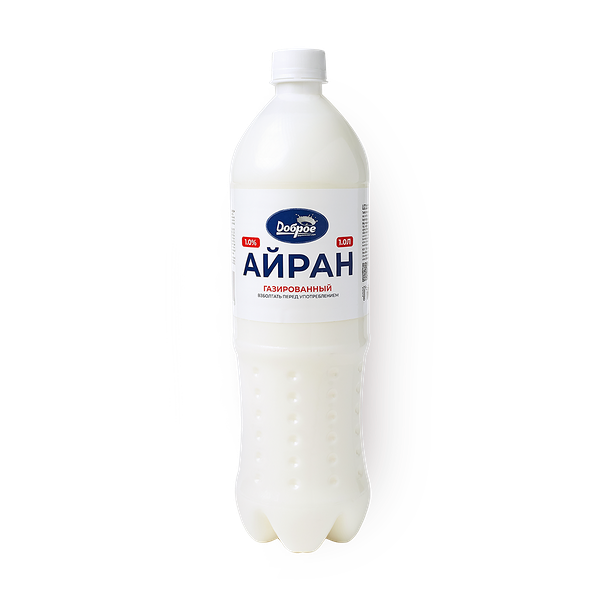 Айран 1% «Доброе деревенское утро» газированный