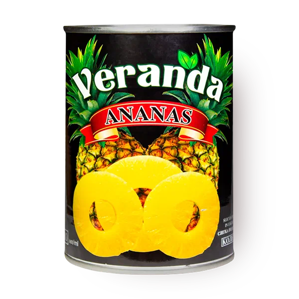 Ананасы консервированные Veranda шайбы