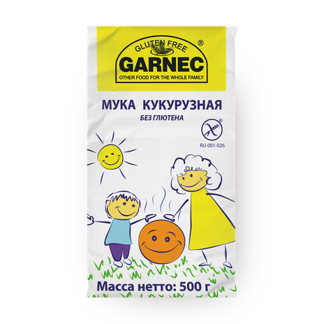 Мука кукурузная Garnec без глютена