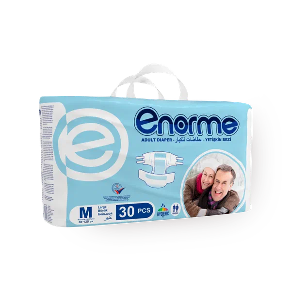 Подгузники Lalaku Enorme для взрослых размер M 80-125 см
