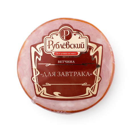 Ветчина Для завтрака «Рублёвский», 400 г — купить с доставкой из Яндекс ...