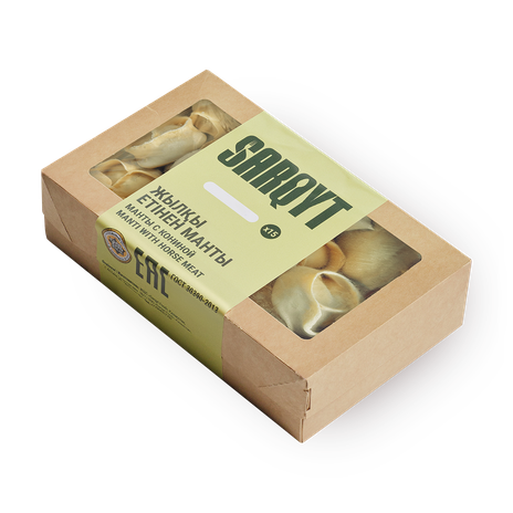 Манты с кониной Sarqyt Food замороженные