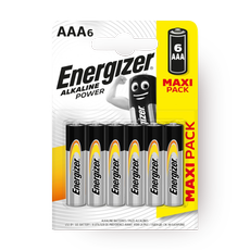 AAA6 Energizer Batteries Alkaline Power