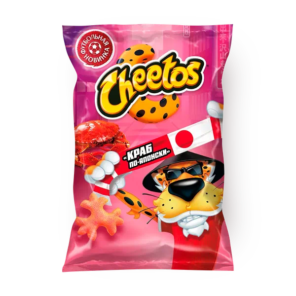 Снеки кукурузные Cheetos со вкусом краба по-японски
