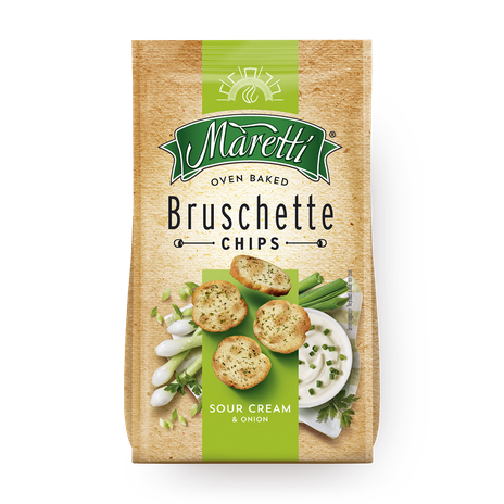 Сухарики Maretti со сметаной и луком