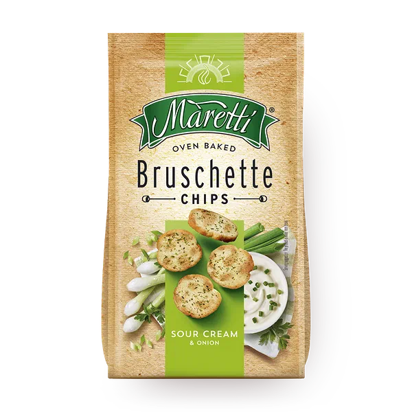 Сухарики Maretti со сметаной и луком