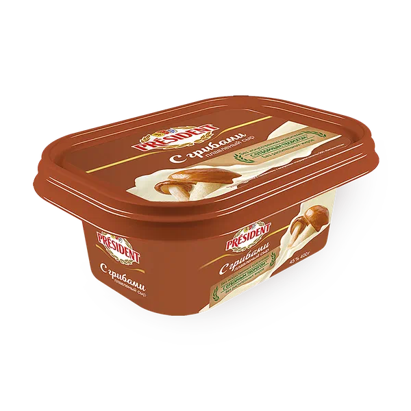 Сыр плавленый с грибами 45% President