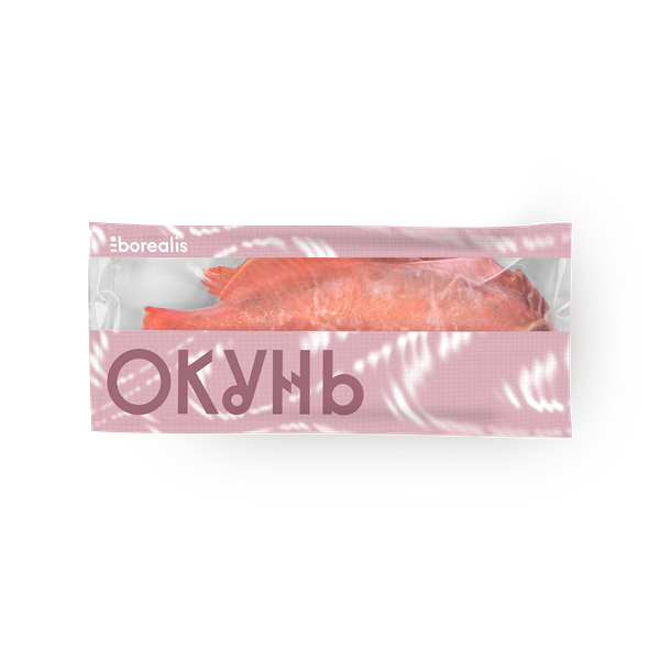Окунь морской Borealis потрошеный без головы свежемороженый