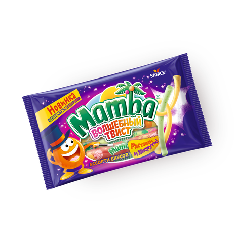 Конфеты жевательные Волшебный твист Mamba, 70 г — купить с доставкой из ...