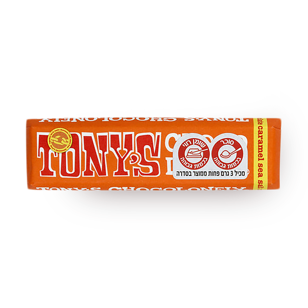 Tony's Chocolonely Chocolate  with caramel and sea salt