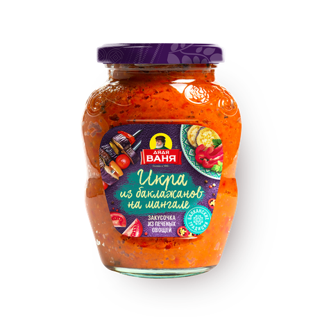 Икра из баклажанов «Дядя Ваня» на мангале