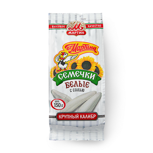 Семечки белые «От Мартина» с солью крупный калибр
