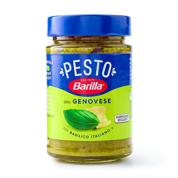 Соус Pesto alla Genovese Barilla с базиликом и сыром Parmigiano Reggiano