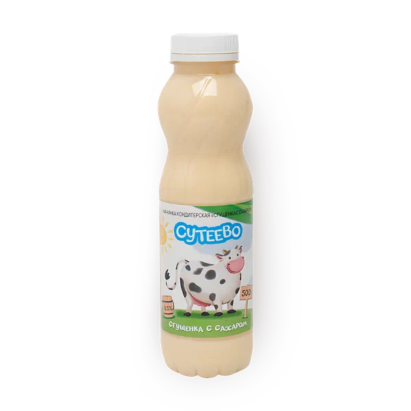 Молоко сгущённое с сахаром «Сутеево»