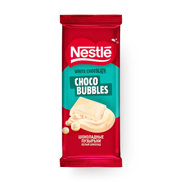 Шоколад белый Nestle пористый