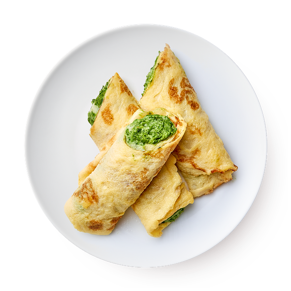Омлет с сыром и шпинатом Creative Kitchen