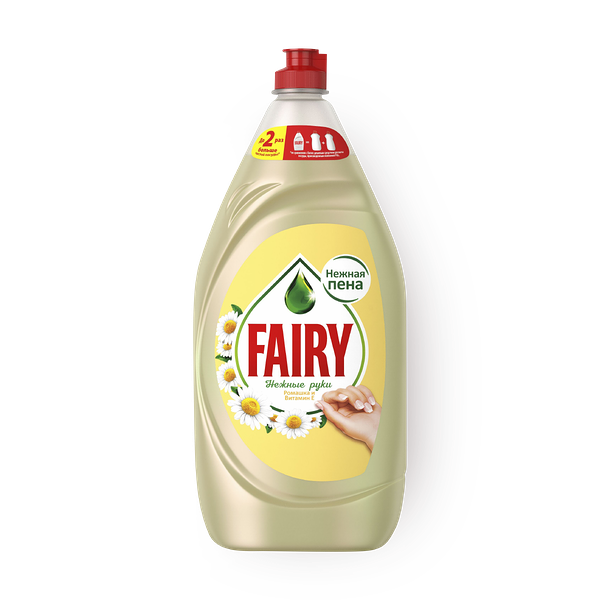 Средство для мытья посуды Fairy Нежные руки ромашка и витамин Е