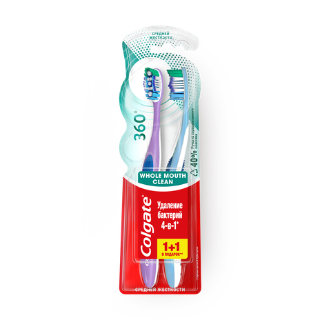 Зубная щётка Colgate 360 средняя