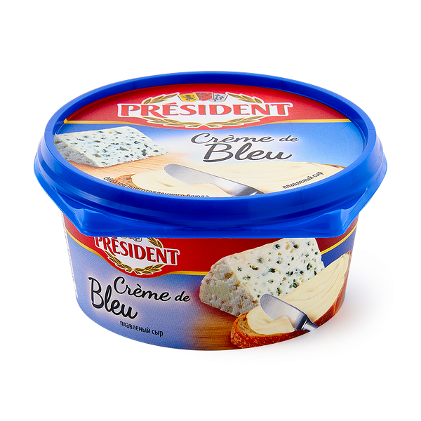 Сыр плавле­ный Crème de Bleu President