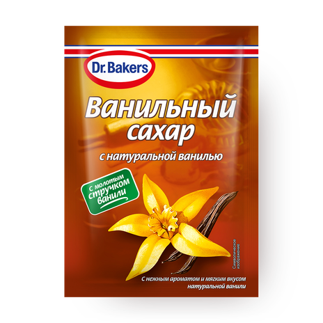 Сахар ванильный Dr.Bakers с натуральной ванилью