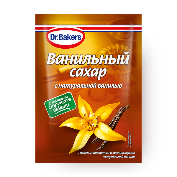 Сахар ванильный Dr.Bakers с натуральной ванилью