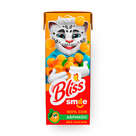 Сок яблоко-абрикос с мякотью восстановленный Bliss