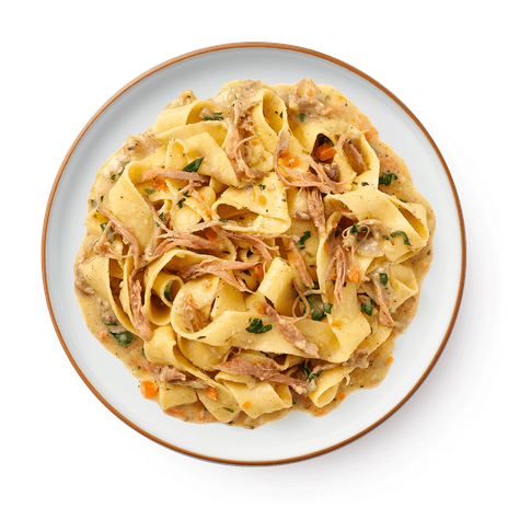 Паппарделле с утиной ножкой конфи The Truffle