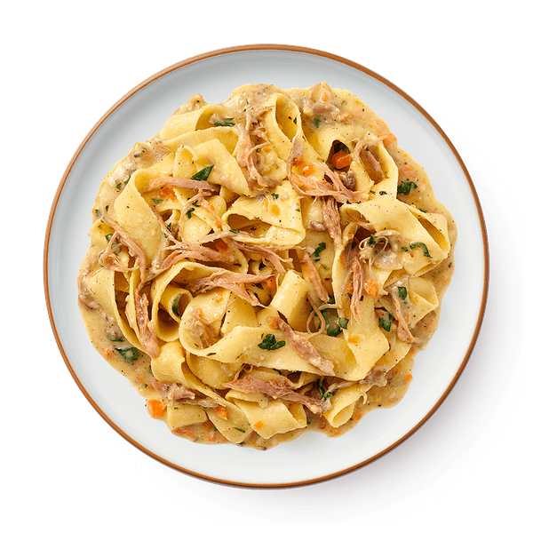 Паппарделле с утиной ножкой конфи The Truffle