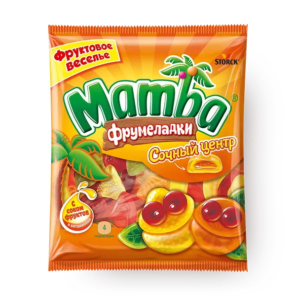 Жевательный мармелад Mamba Сочный центр