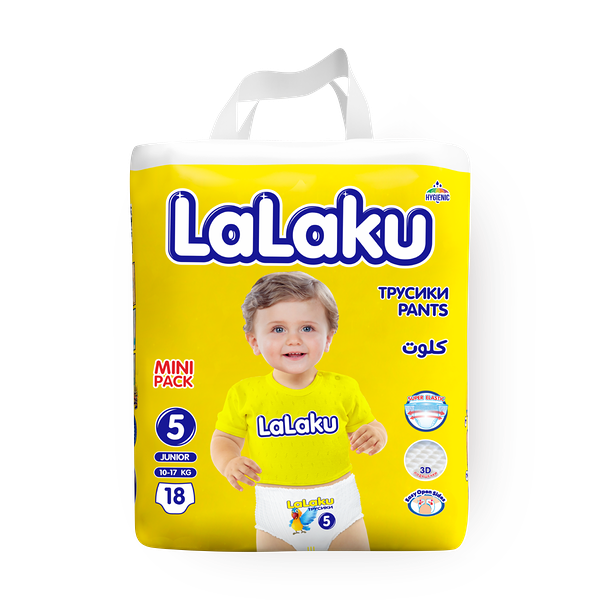 Подгузники-трусики Lalaku мини размер 5 10-17 кг