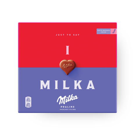 Конфеты Milka с ореховой начинкой