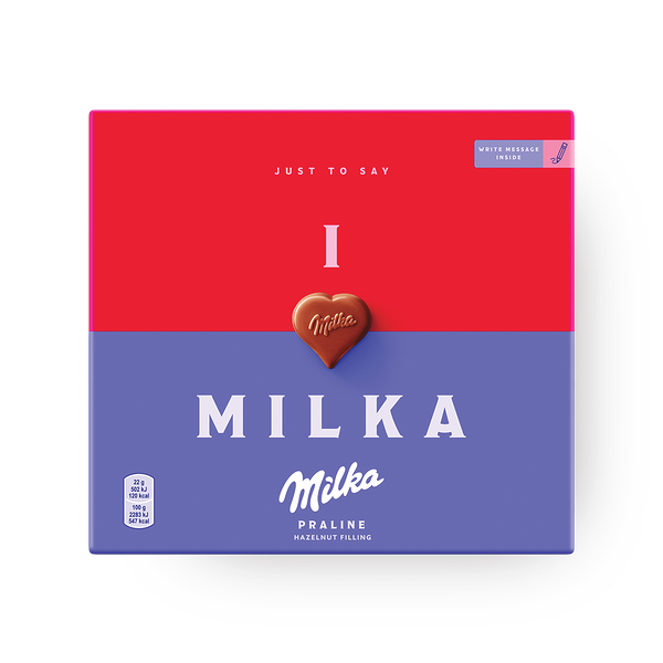 Конфеты Milka с ореховой начинкой