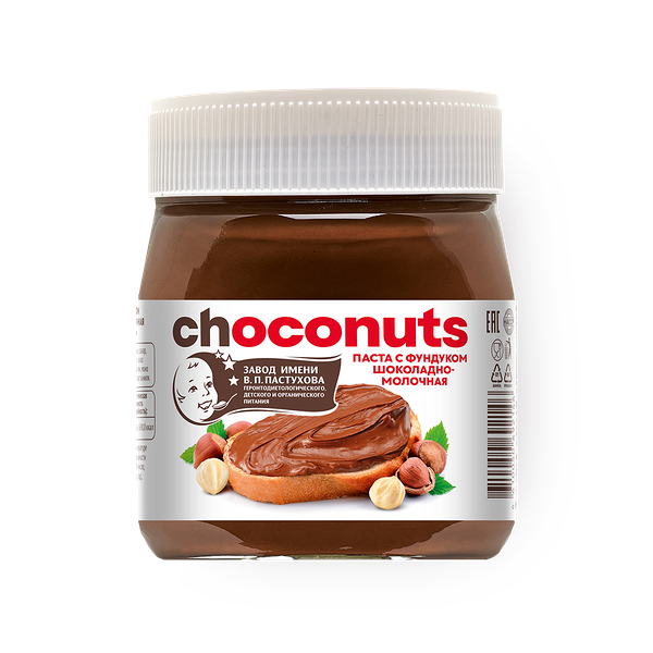 Паста шоколадно-молочная Choconuts с фундуком