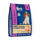 Сухой корм для собак мелких пород Brit Premium курица